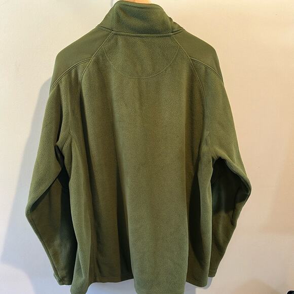 Gander Mountain Men’s Large Green Fleece Full Zip Jacket - Picture 10 of 10